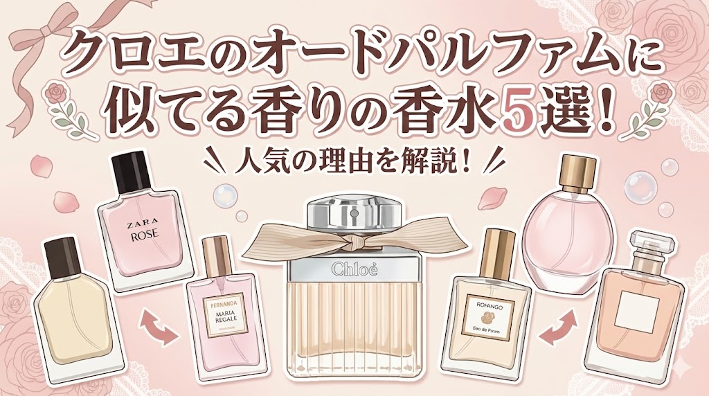 クロエのオードパルファムに似てる香りの香水5選!人気の理由を解説! | フレグランスフィール